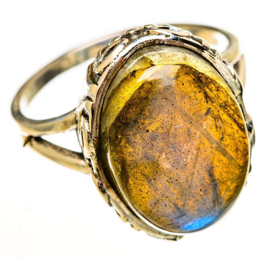 Labradorite Rings handcrafted by Anasilvercos - RING113450 - Photo 2