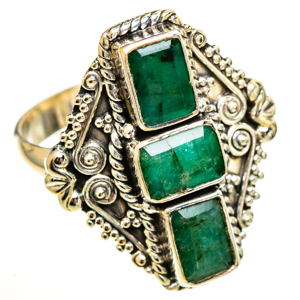Emerald Rings handcrafted by Anasilvercos - RING113451 - Photo 2