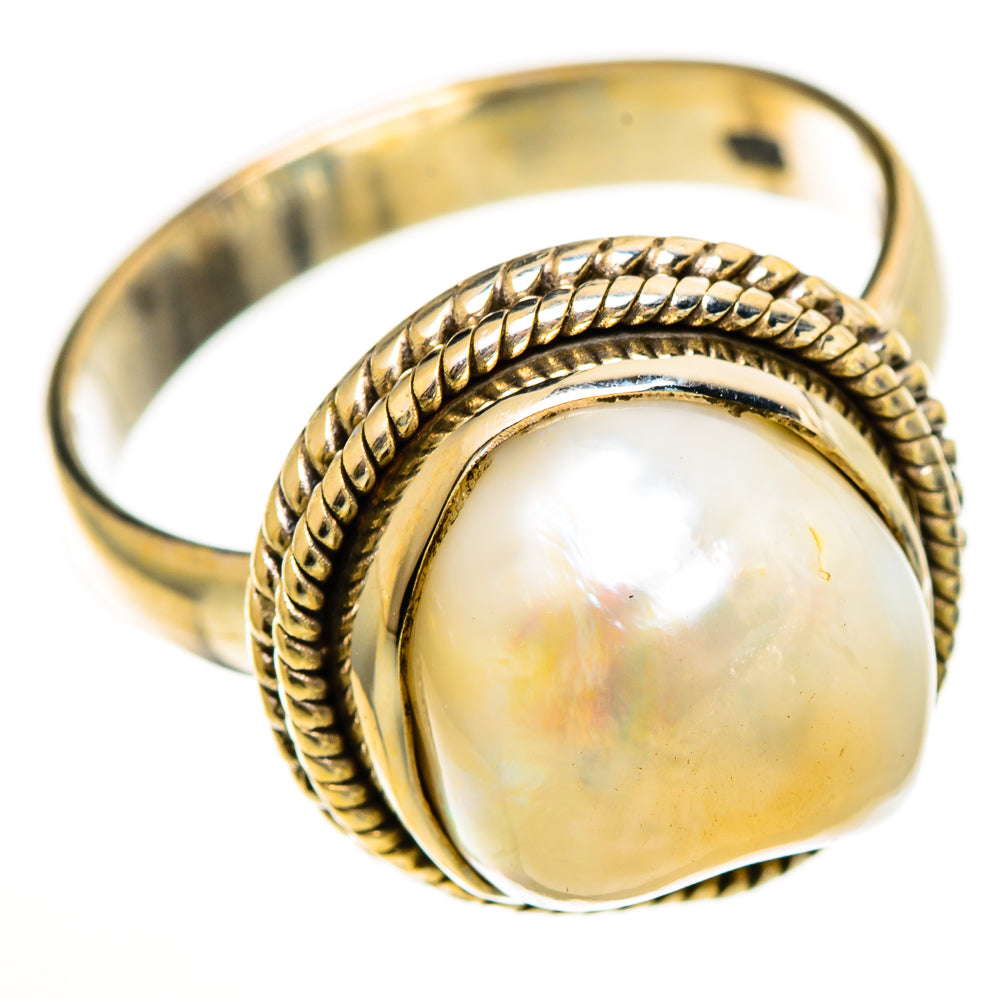 Mother Of Pearl Rings handcrafted by Anasilvercos - RING113476 - Photo 2
