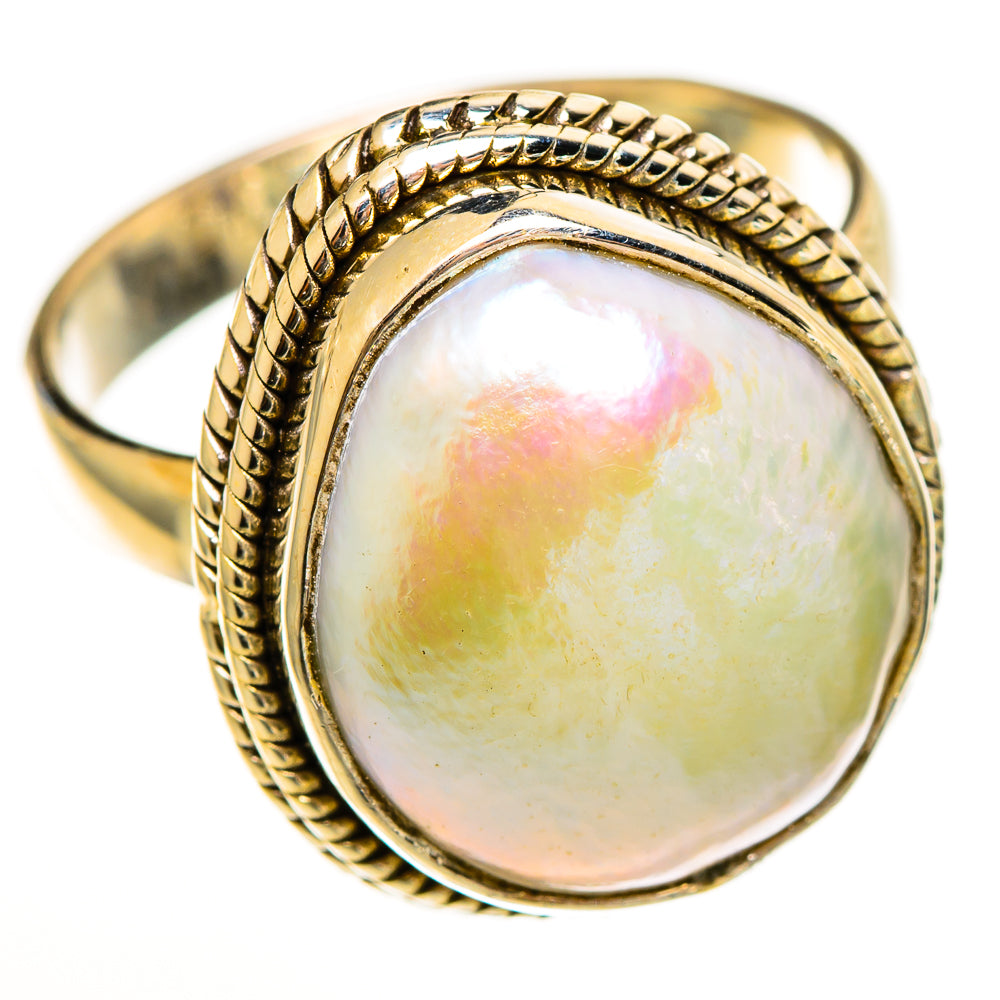 Mother Of Pearl Rings handcrafted by Anasilvercos - RING113508 - Photo 2