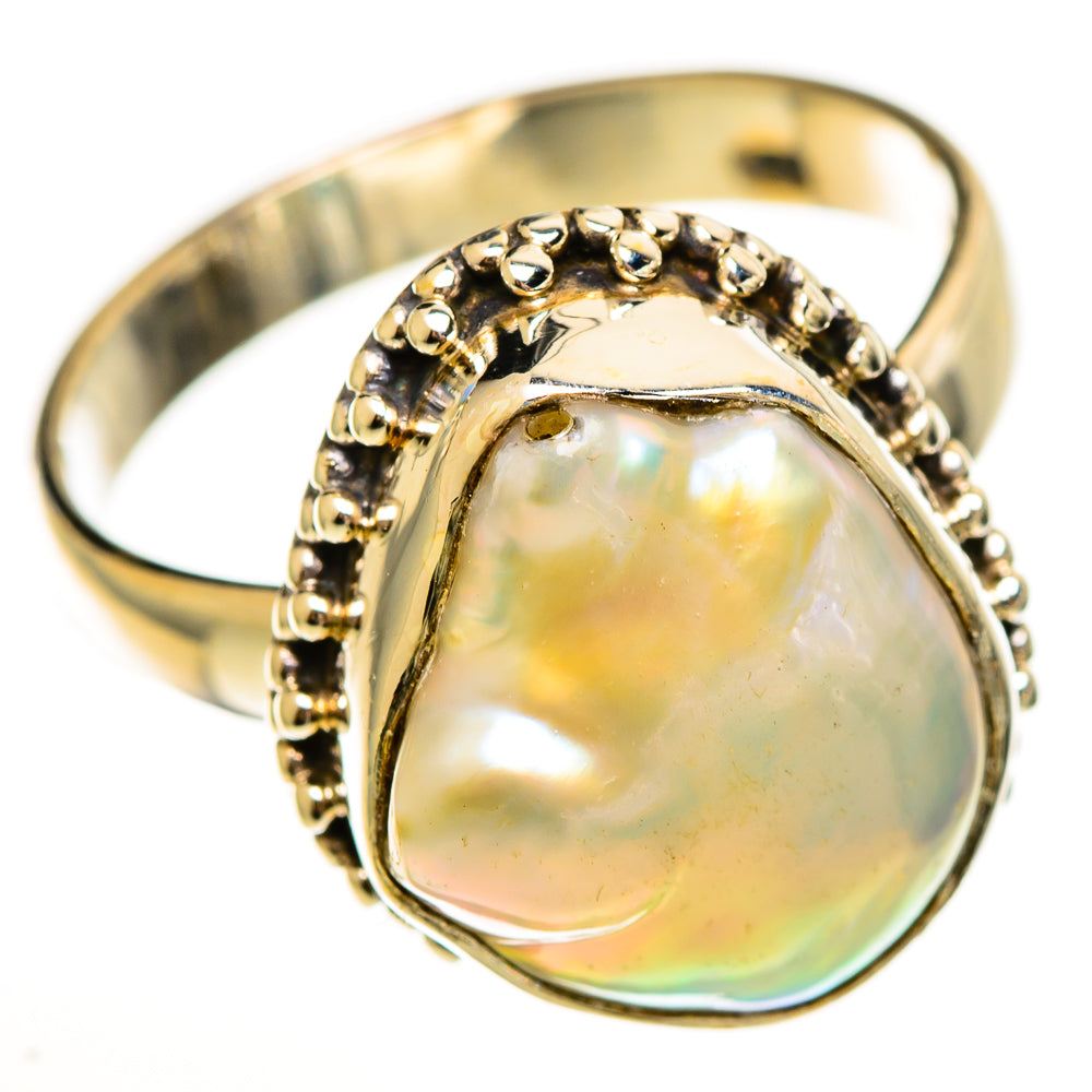 Mother Of Pearl Rings handcrafted by Anasilvercos - RING113523 - Photo 2