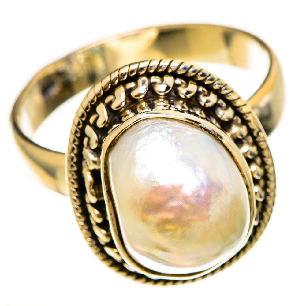 Mother Of Pearl Rings handcrafted by Anasilvercos - RING113525 - Photo 2