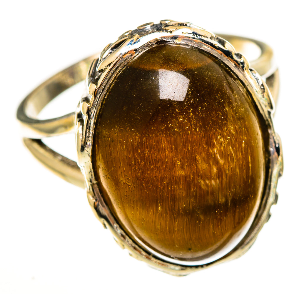 Tiger Eye Rings handcrafted by Anasilvercos - RING113530 - Photo 2