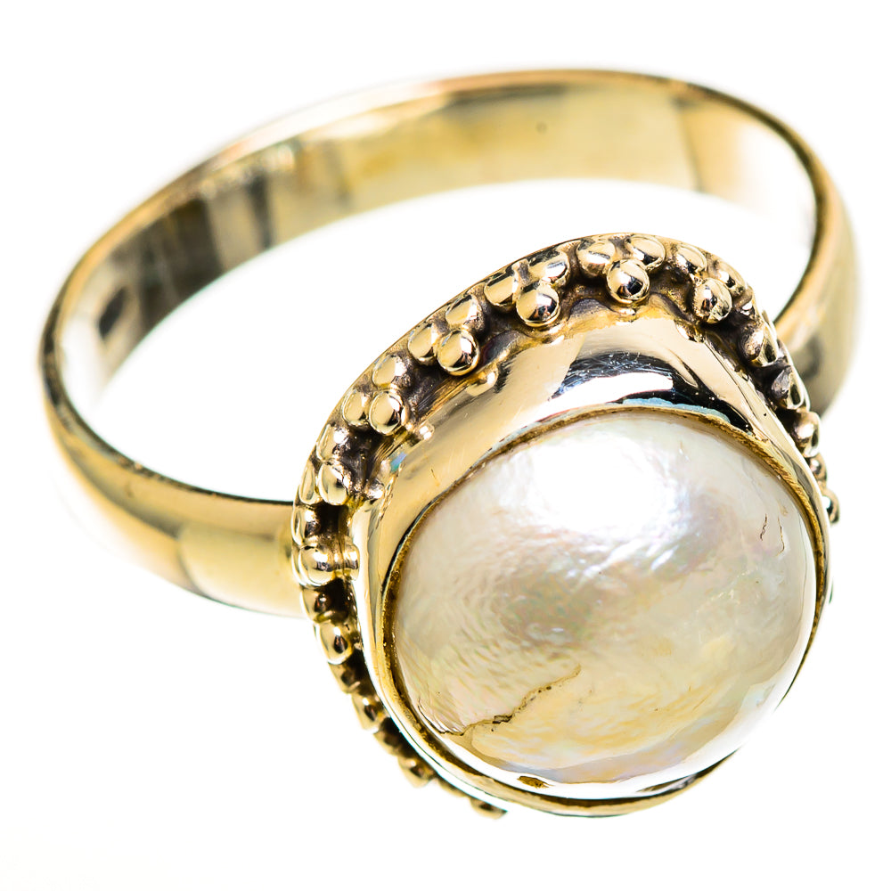 Mother Of Pearl Rings handcrafted by Anasilvercos - RING113536 - Photo 2