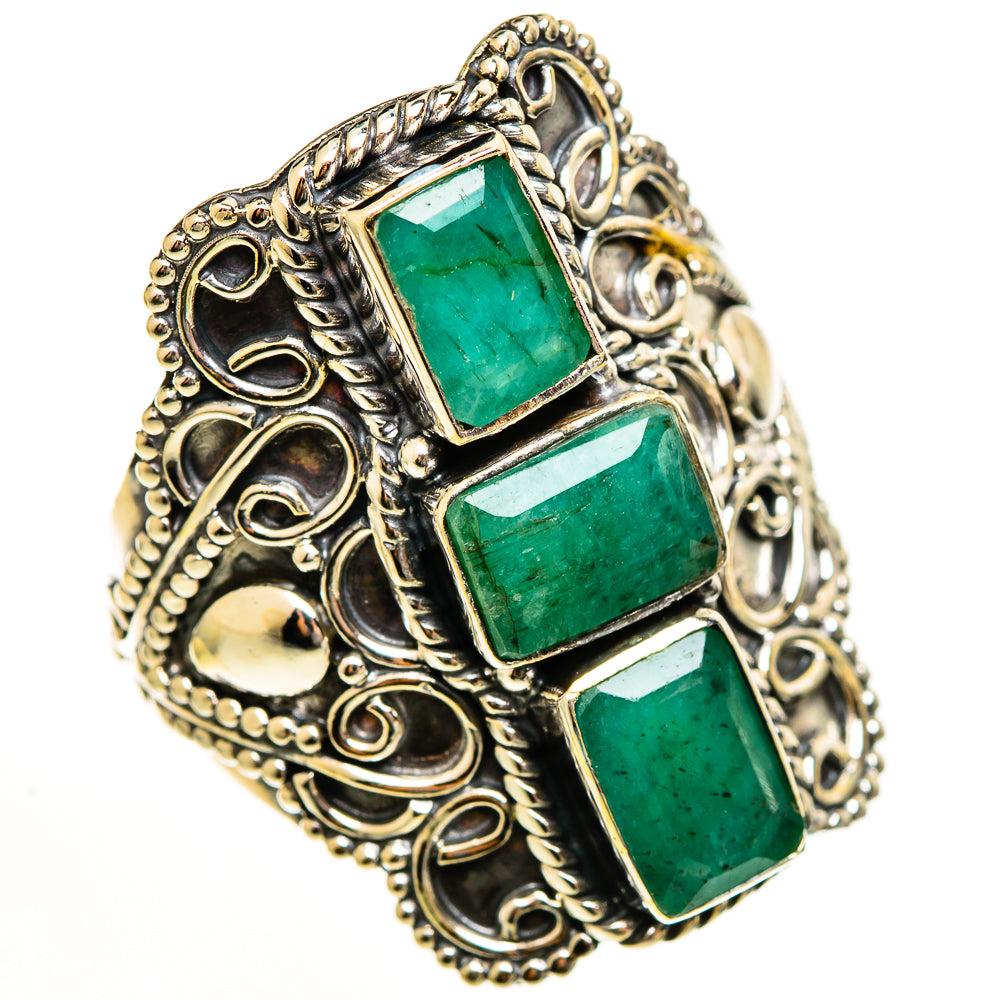 Emerald Rings handcrafted by Anasilvercos - RING113561 - Photo 2