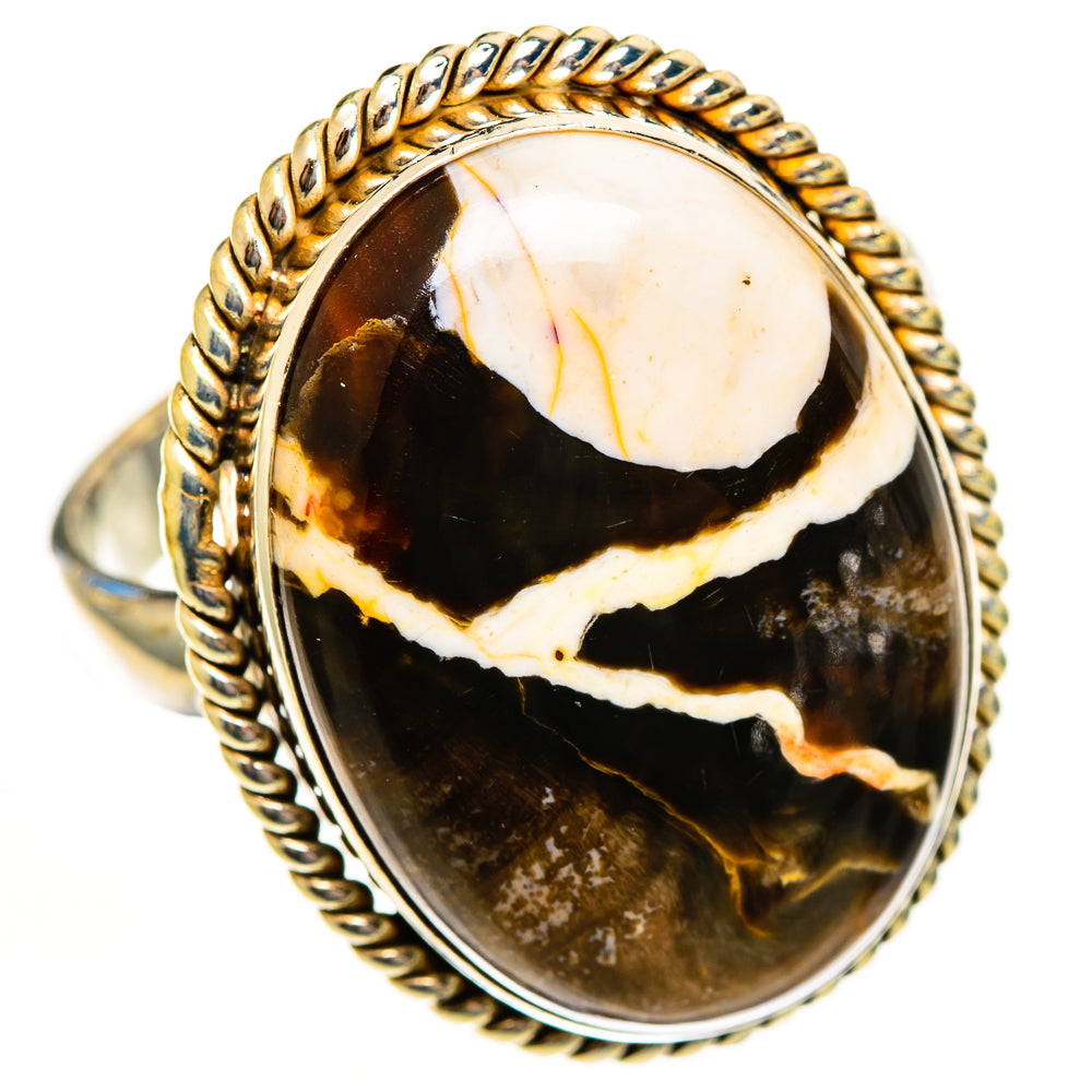 Peanut Wood Jasper Rings handcrafted by Anasilvercos - RING113565 - Photo 2