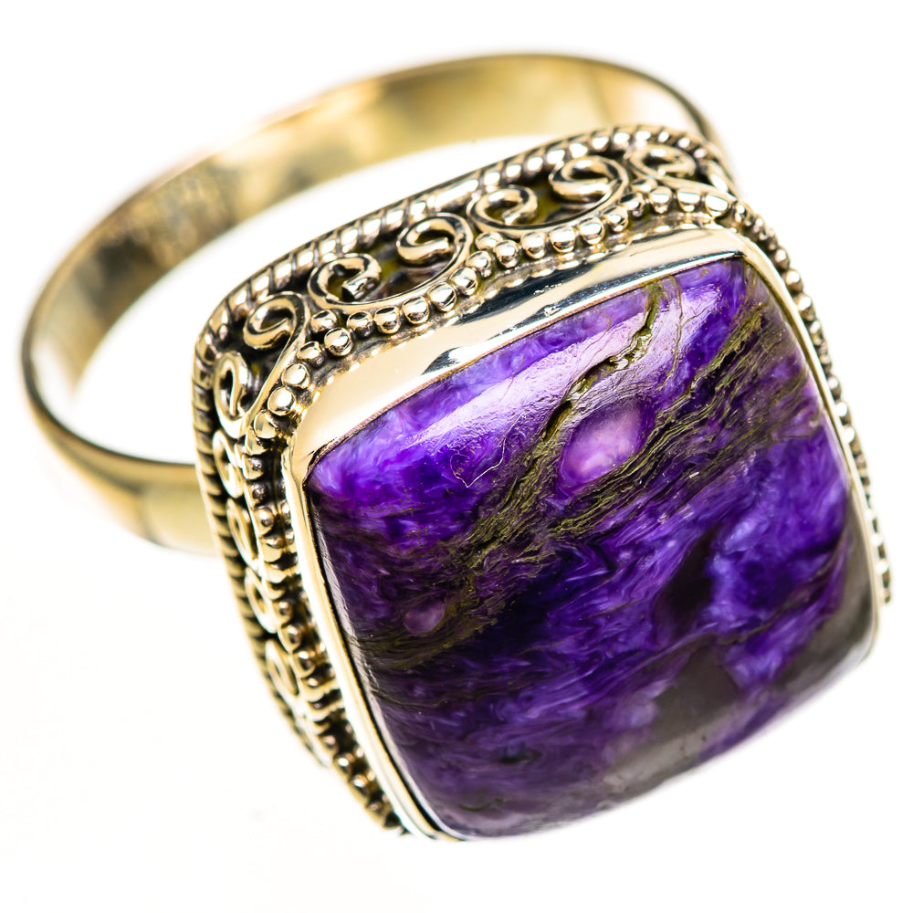 Charoite Rings handcrafted by Anasilvercos - RING113574 - Photo 2