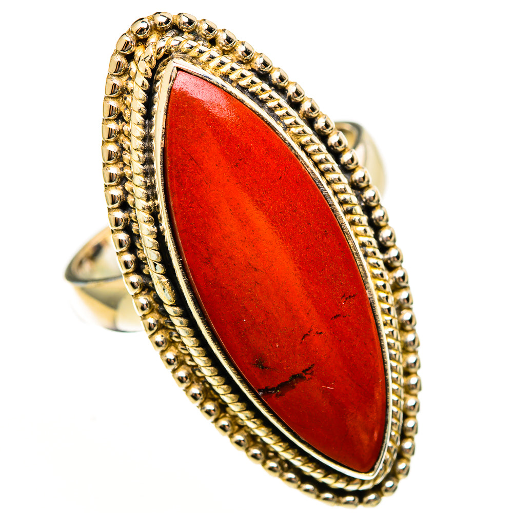 Red Jasper Rings handcrafted by Anasilvercos - RING113631 - Photo 2