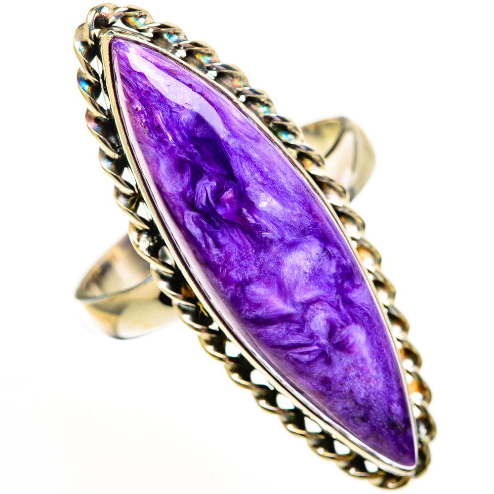Charoite Rings handcrafted by Anasilvercos - RING113640 - Photo 2
