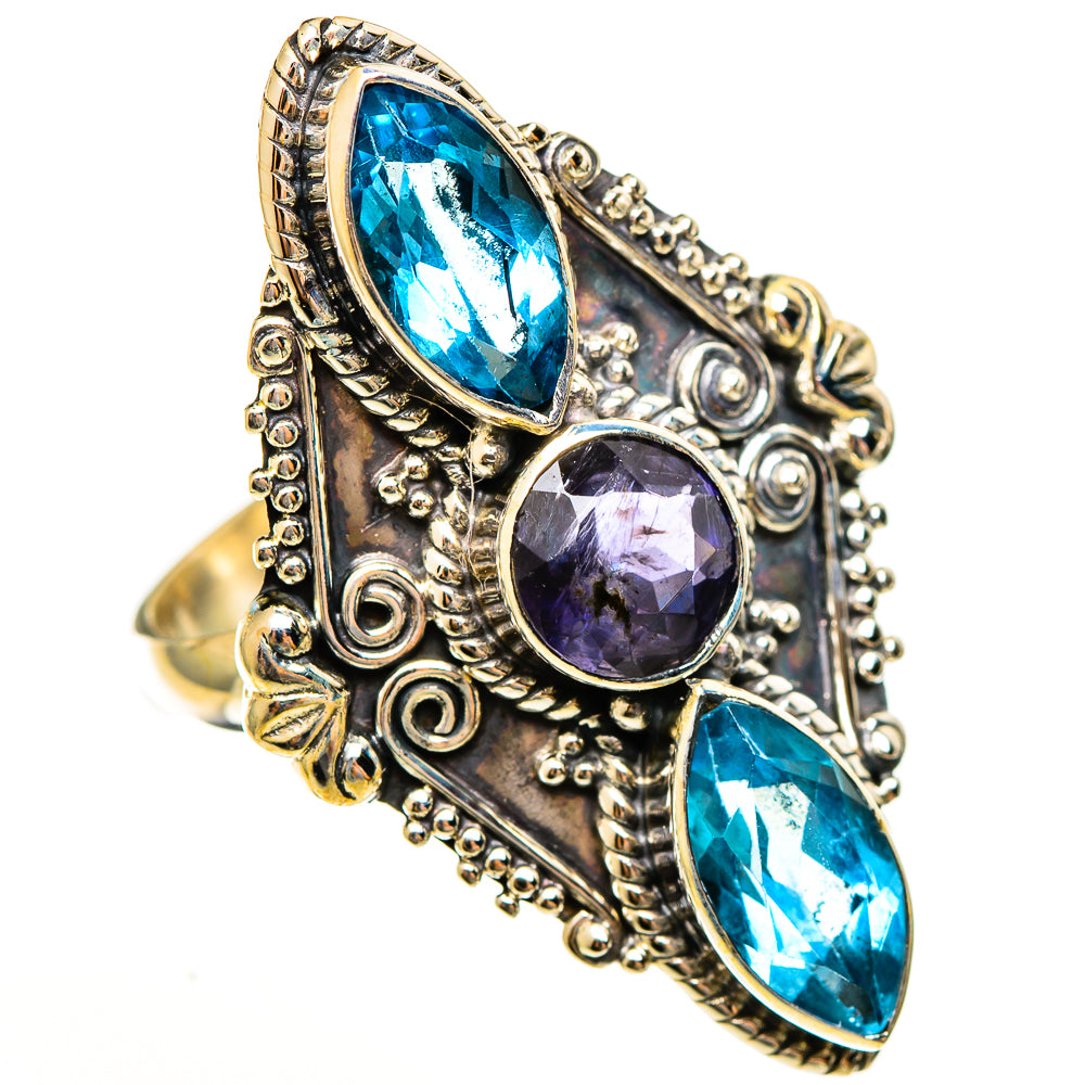Violet Spinel Rings handcrafted by Anasilvercos - RING113647 - Photo 2