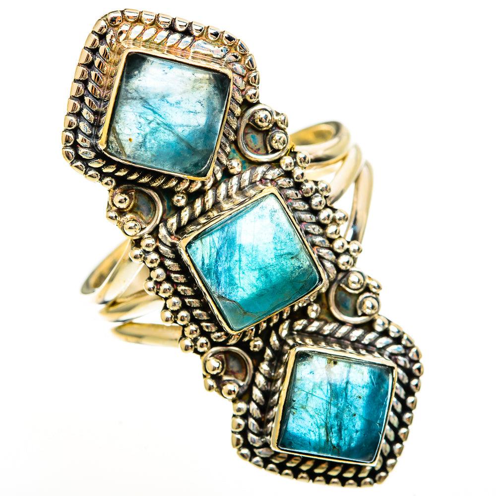 Green Fluorite Rings handcrafted by Anasilvercos - RING113648 - Photo 2