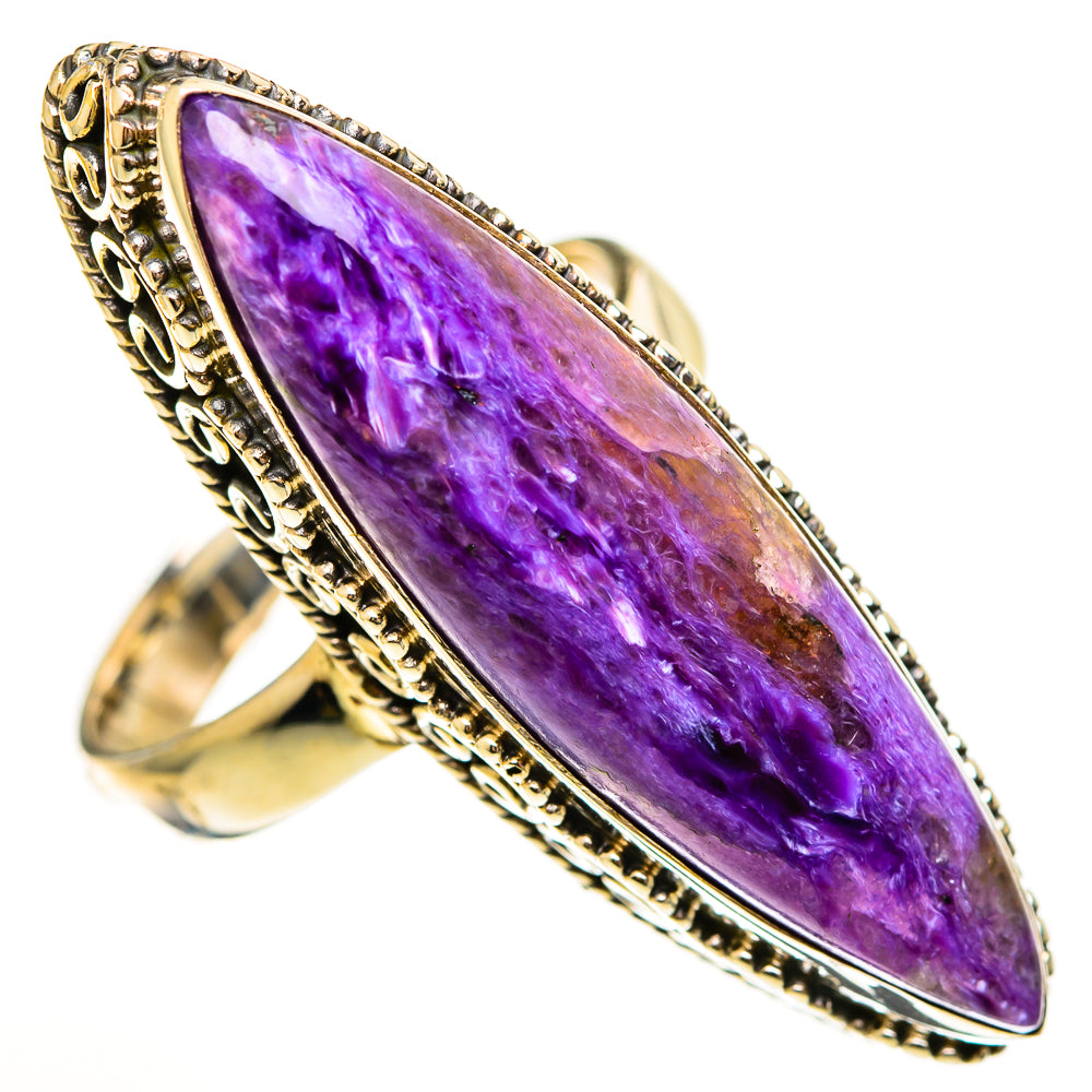 Charoite Rings handcrafted by Anasilvercos - RING113665 - Photo 2