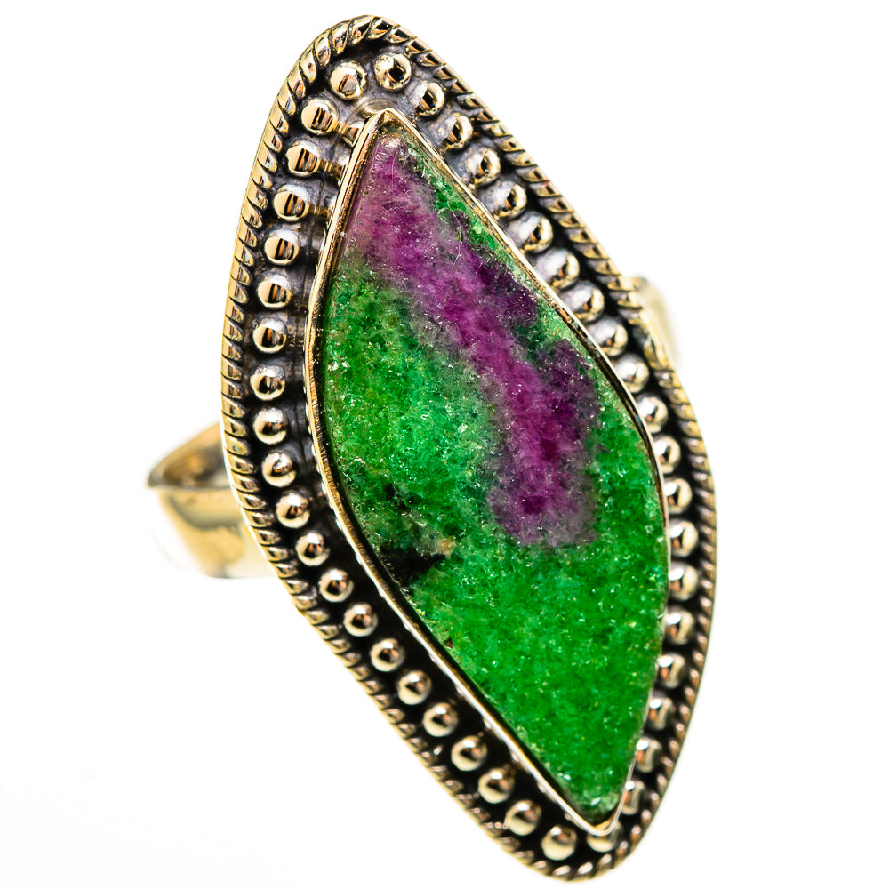 Ruby Zoisite Rings handcrafted by Anasilvercos - RING113670 - Photo 2