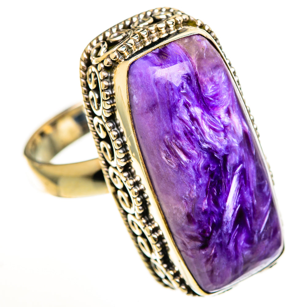Charoite Rings handcrafted by Anasilvercos - RING113679 - Photo 2