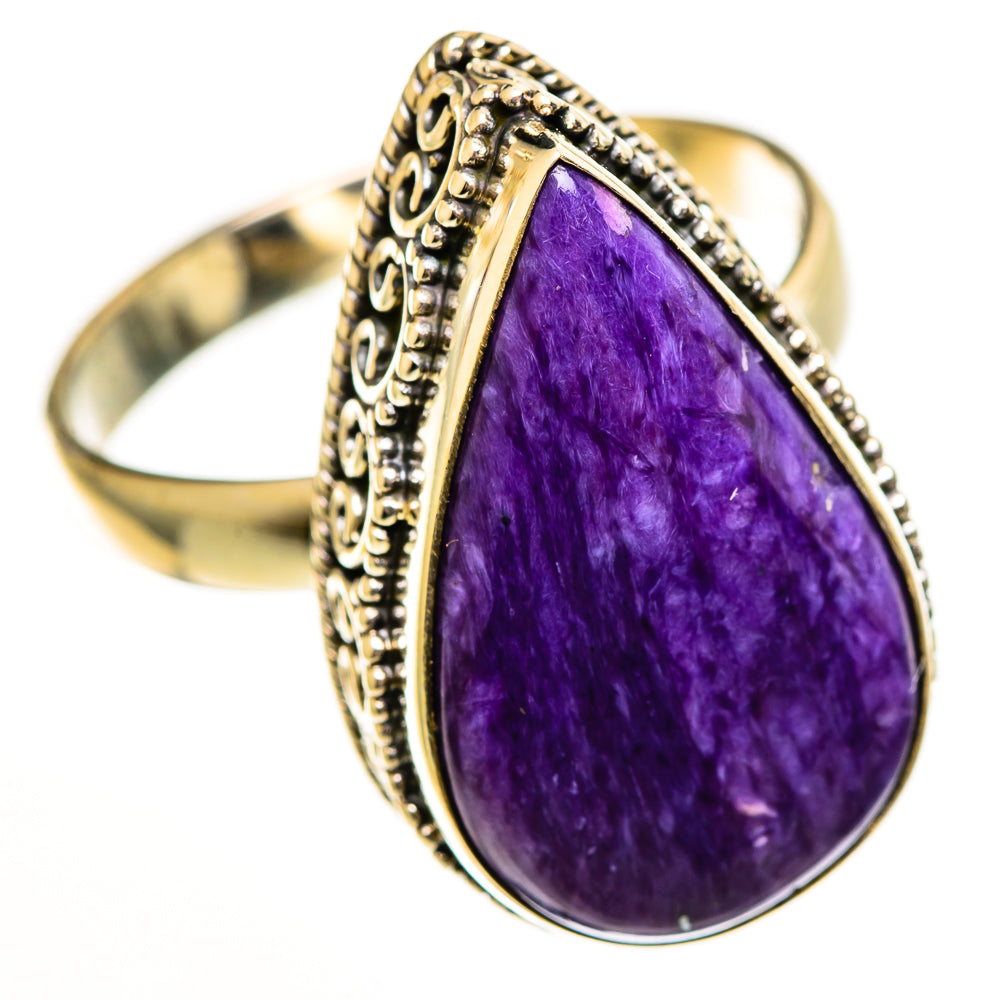 Charoite Rings handcrafted by Anasilvercos - RING113682 - Photo 2