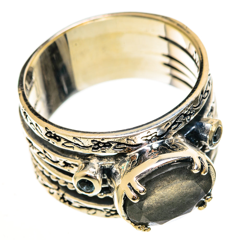 Labradorite Rings handcrafted by Anasilvercos - RING113684 - Photo 2