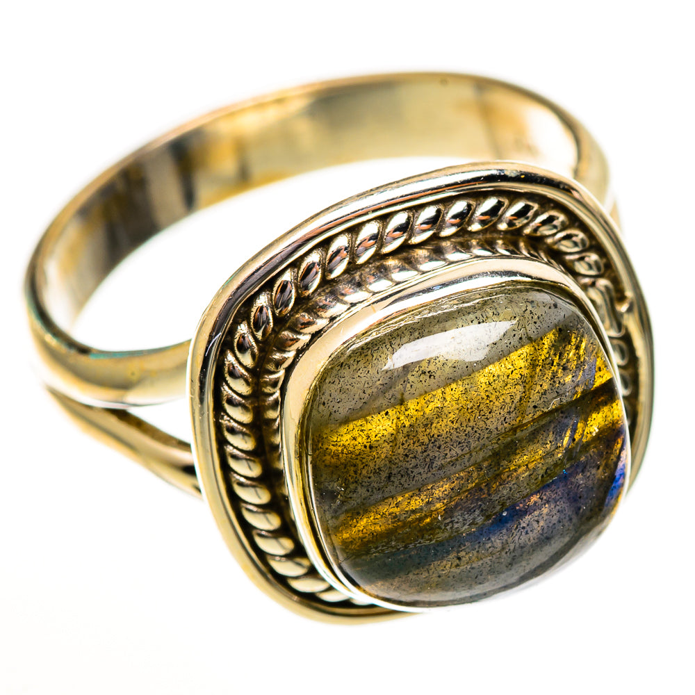 Labradorite Rings handcrafted by Anasilvercos - RING113690 - Photo 2