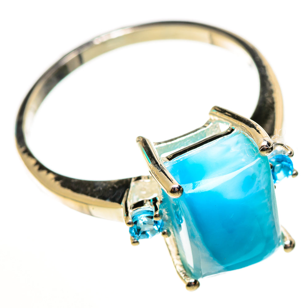 Larimar Rings handcrafted by Anasilvercos - RING113692 - Photo 2