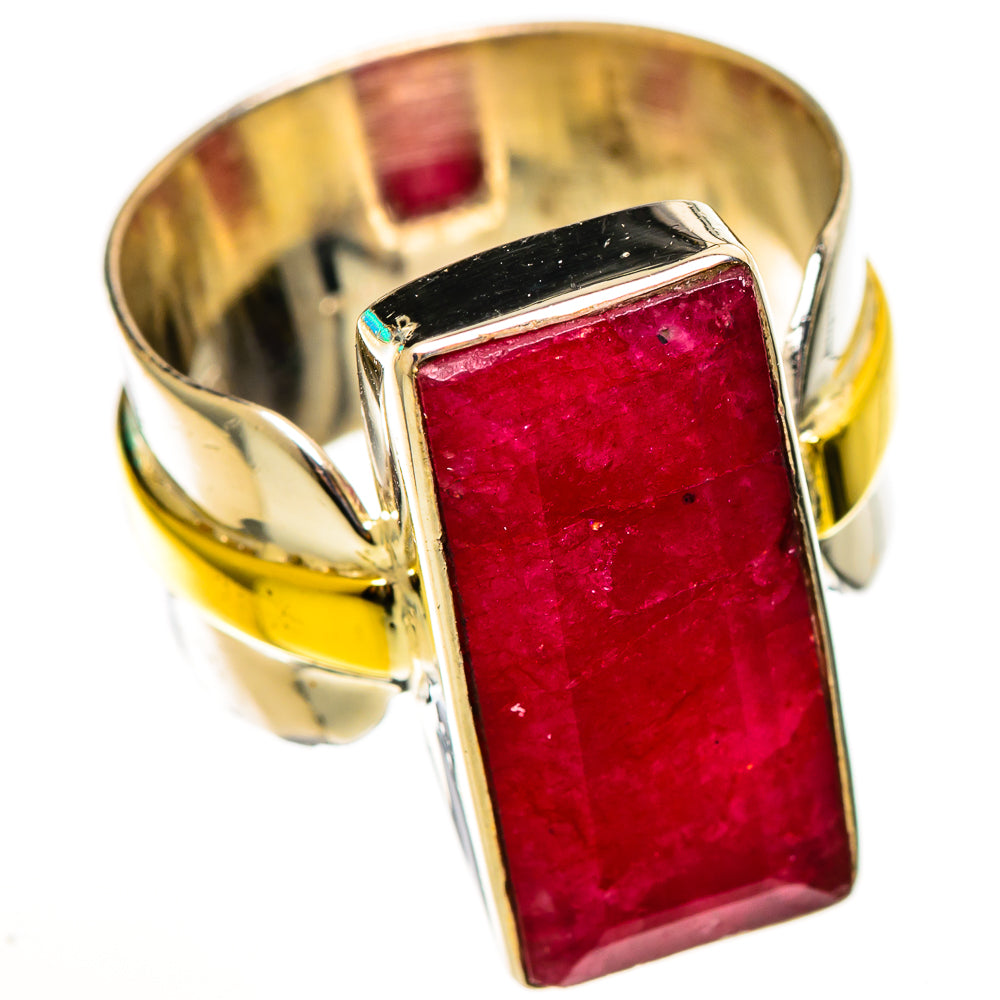 Red Sillimanite Rings handcrafted by Anasilvercos - RING113701 - Photo 2
