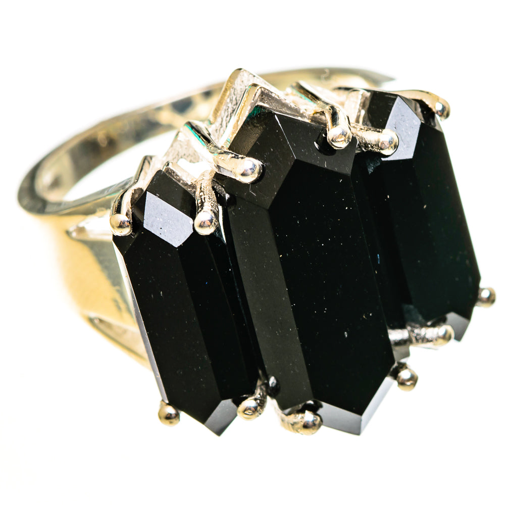 Black Onyx Rings handcrafted by Anasilvercos - RING113708 - Photo 2