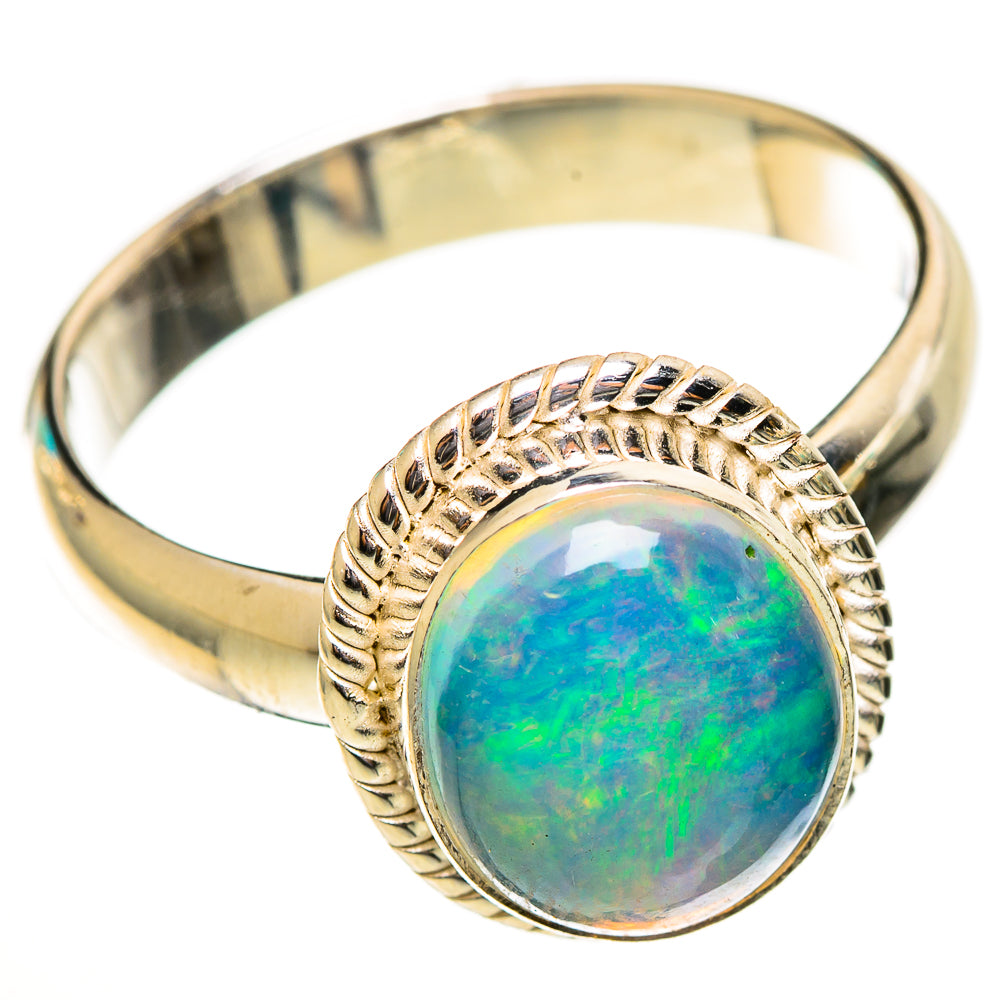 Ethiopian Opal Rings handcrafted by Anasilvercos - RING113716 - Photo 2