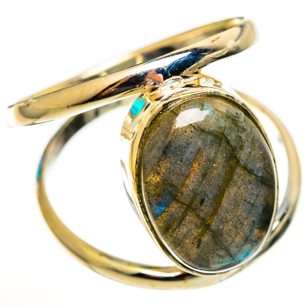 Labradorite Rings handcrafted by Anasilvercos - RING113723 - Photo 2