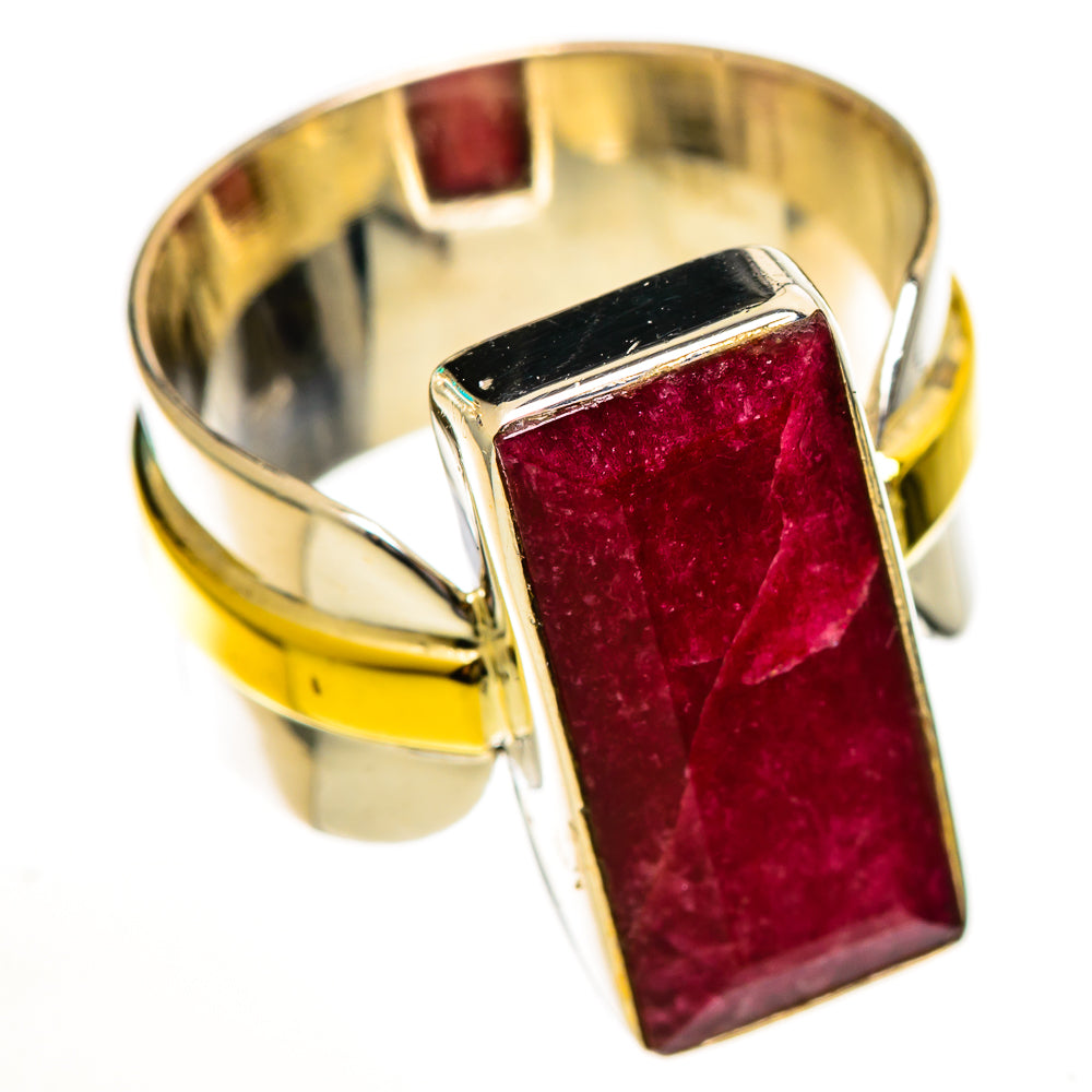 Red Sillimanite Rings handcrafted by Anasilvercos - RING113736 - Photo 2