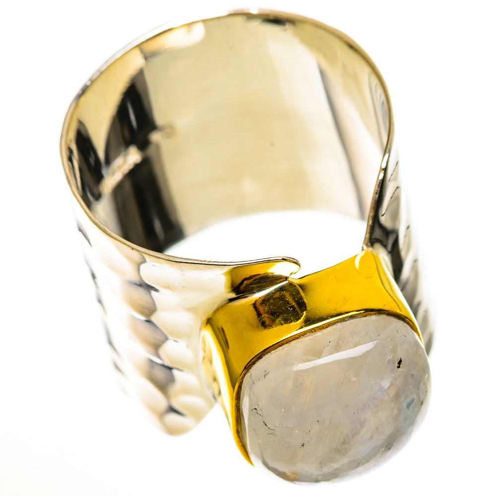 Rainbow Moonstone Rings handcrafted by Anasilvercos - RING113746 - Photo 2
