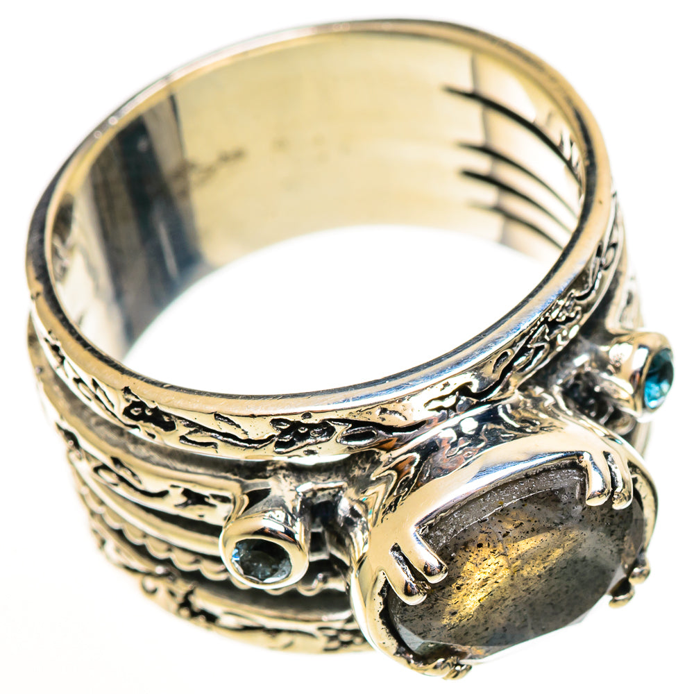 Labradorite Rings handcrafted by Anasilvercos - RING113756 - Photo 2