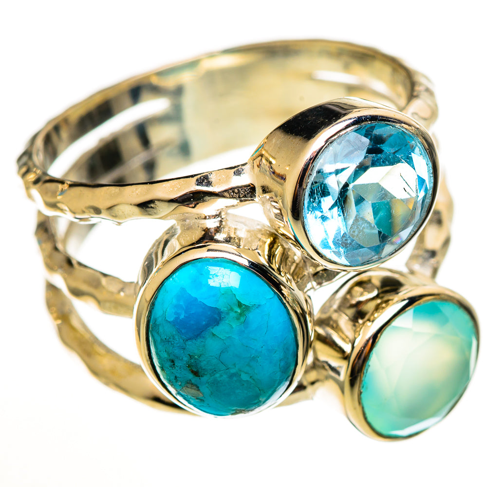 Chrysocolla Rings handcrafted by Anasilvercos - RING113758 - Photo 2