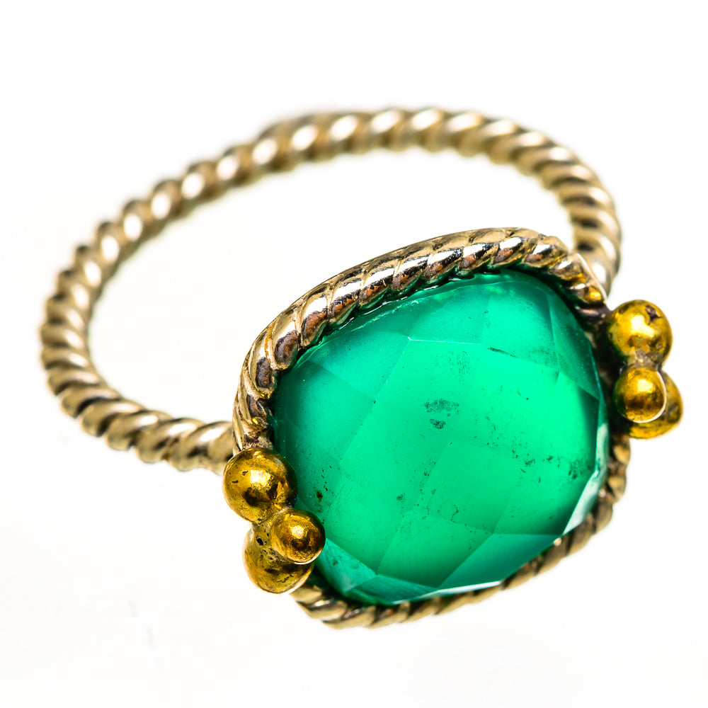Green Onyx Rings handcrafted by Anasilvercos - RING113800 - Photo 2