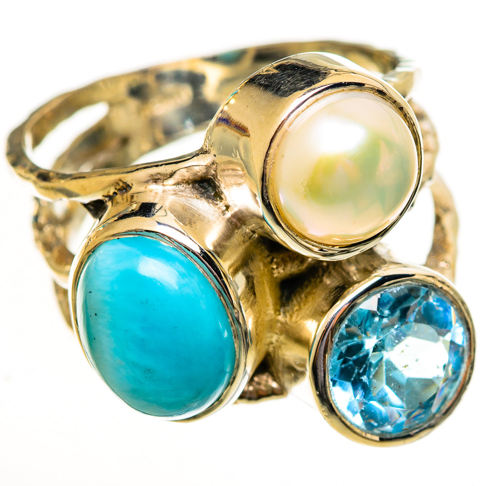Larimar Rings handcrafted by Anasilvercos - RING113828 - Photo 2