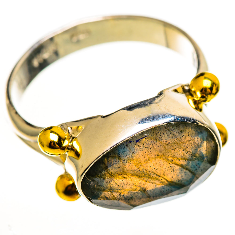 Labradorite Rings handcrafted by Anasilvercos - RING113832 - Photo 2