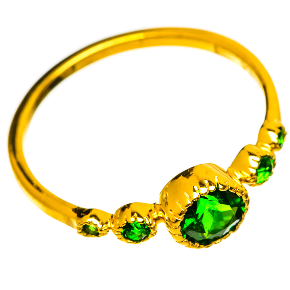 Chrome Diopside Rings handcrafted by Anasilvercos - RING113839 - Photo 2