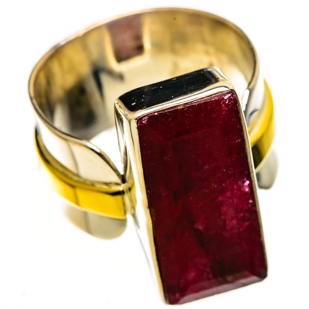 Red Sillimanite Rings handcrafted by Anasilvercos - RING113879 - Photo 2