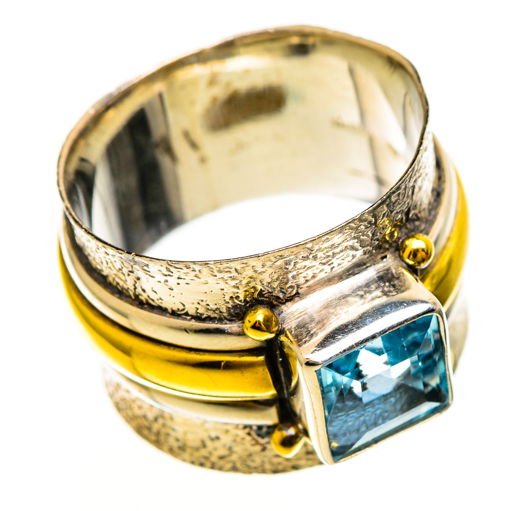 Blue Topaz Rings handcrafted by Anasilvercos - RING113927 - Photo 2
