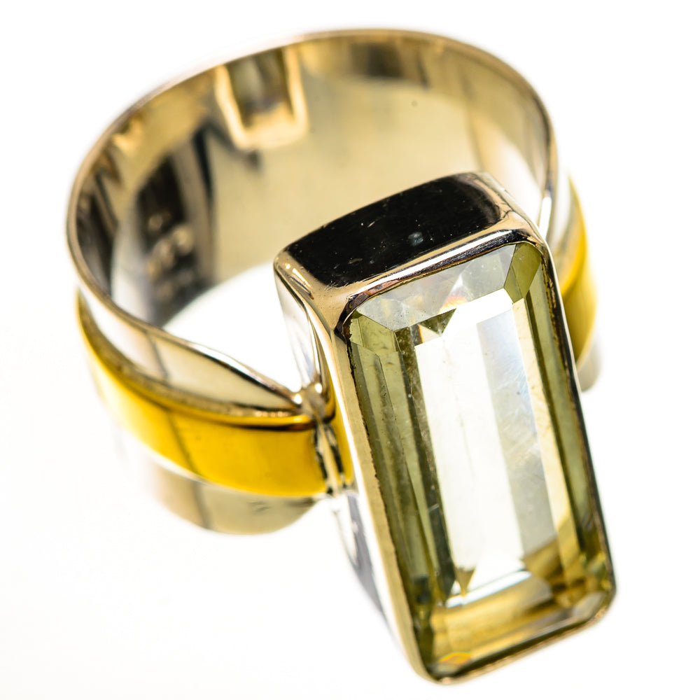 Green Amethyst Rings handcrafted by Anasilvercos - RING113994 - Photo 2