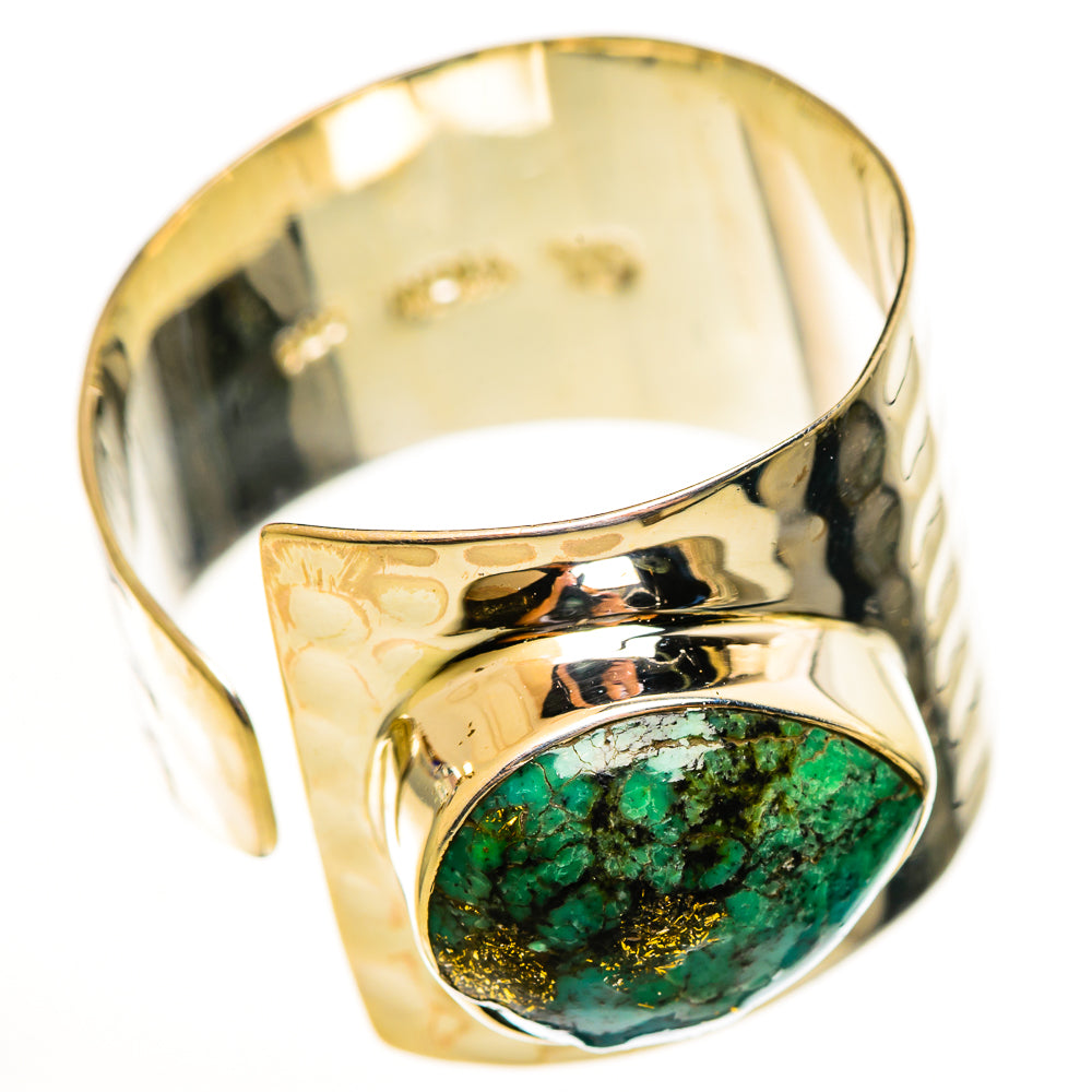 Tibetan Turquoise Rings handcrafted by Anasilvercos - RING114036 - Photo 2