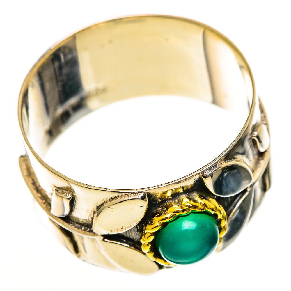 Green Onyx Rings handcrafted by Anasilvercos - RING114066 - Photo 2