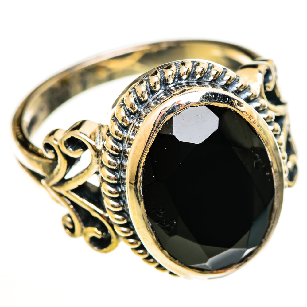 Black Onyx Rings handcrafted by Anasilvercos - RING114072 - Photo 2