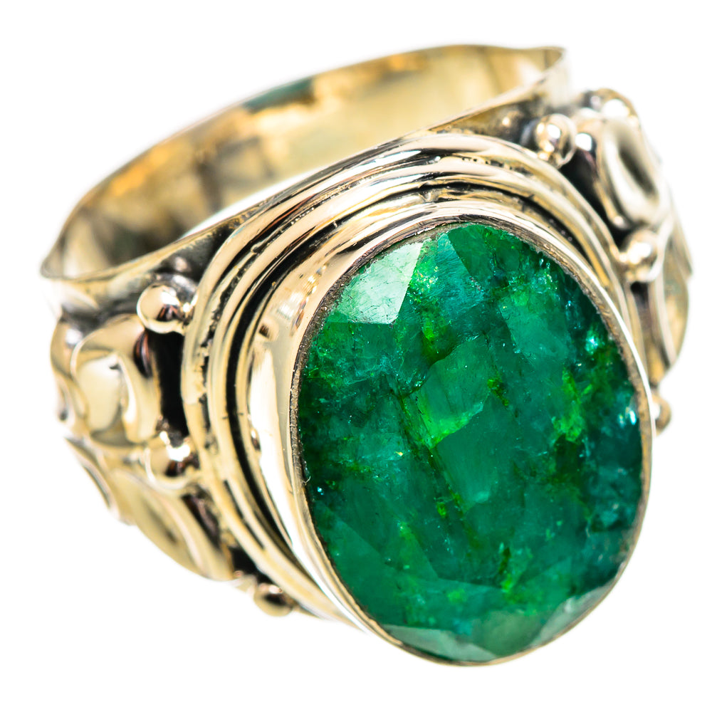 Green Sillimanite Rings handcrafted by Anasilvercos - RING114085 - Photo 2