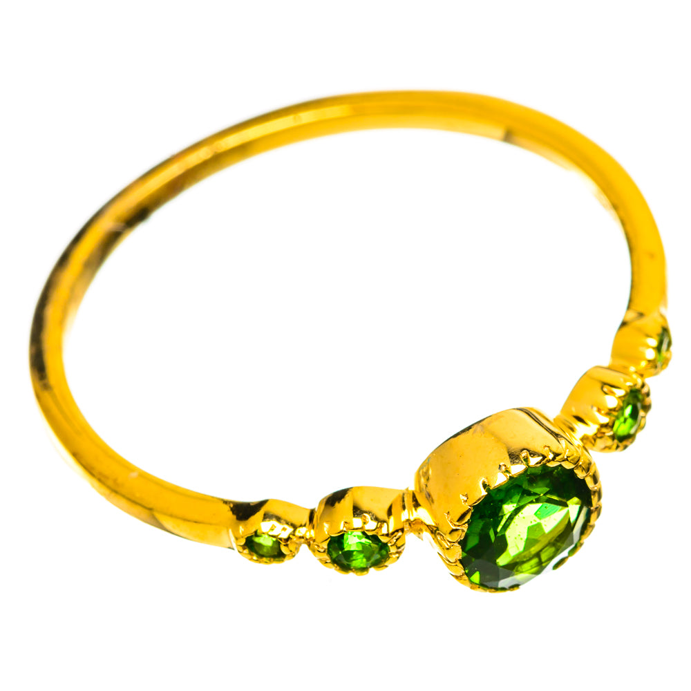 Chrome Diopside Rings handcrafted by Anasilvercos - RING114089 - Photo 2