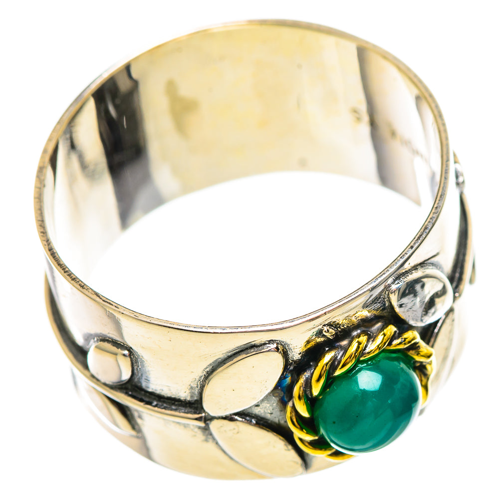 Green Onyx Rings handcrafted by Anasilvercos - RING114118 - Photo 2