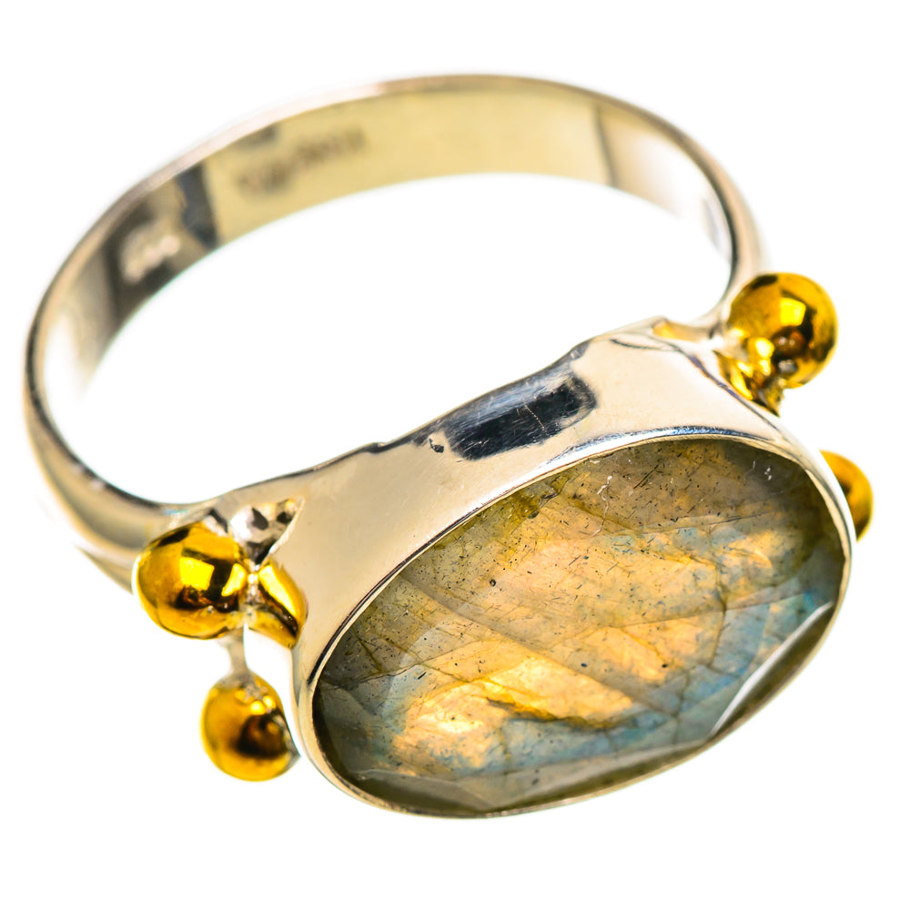Labradorite Rings handcrafted by Anasilvercos - RING114119 - Photo 2