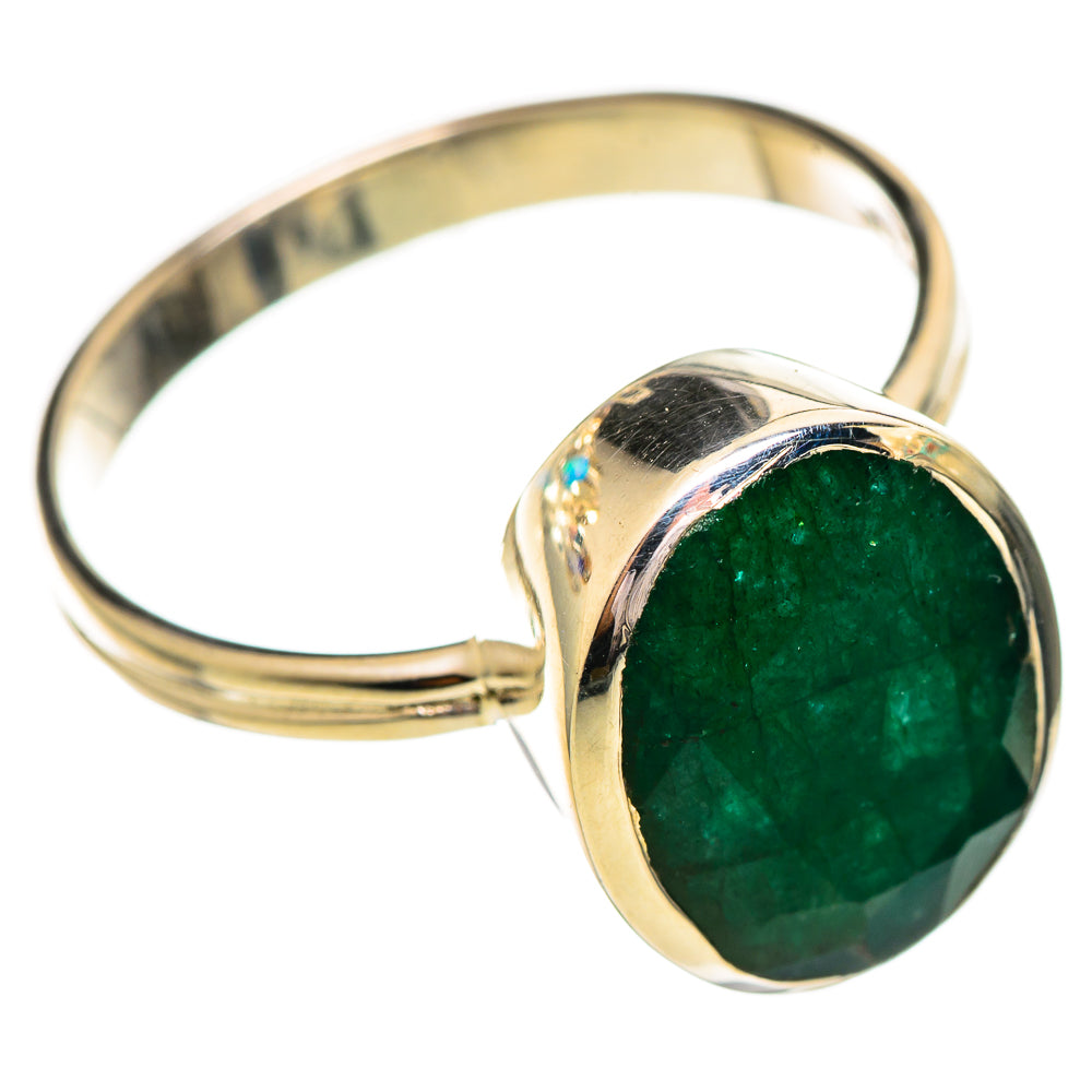 Green Sillimanite Rings handcrafted by Anasilvercos - RING114144 - Photo 2