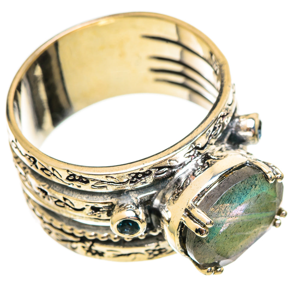 Labradorite Rings handcrafted by Anasilvercos - RING114148 - Photo 2