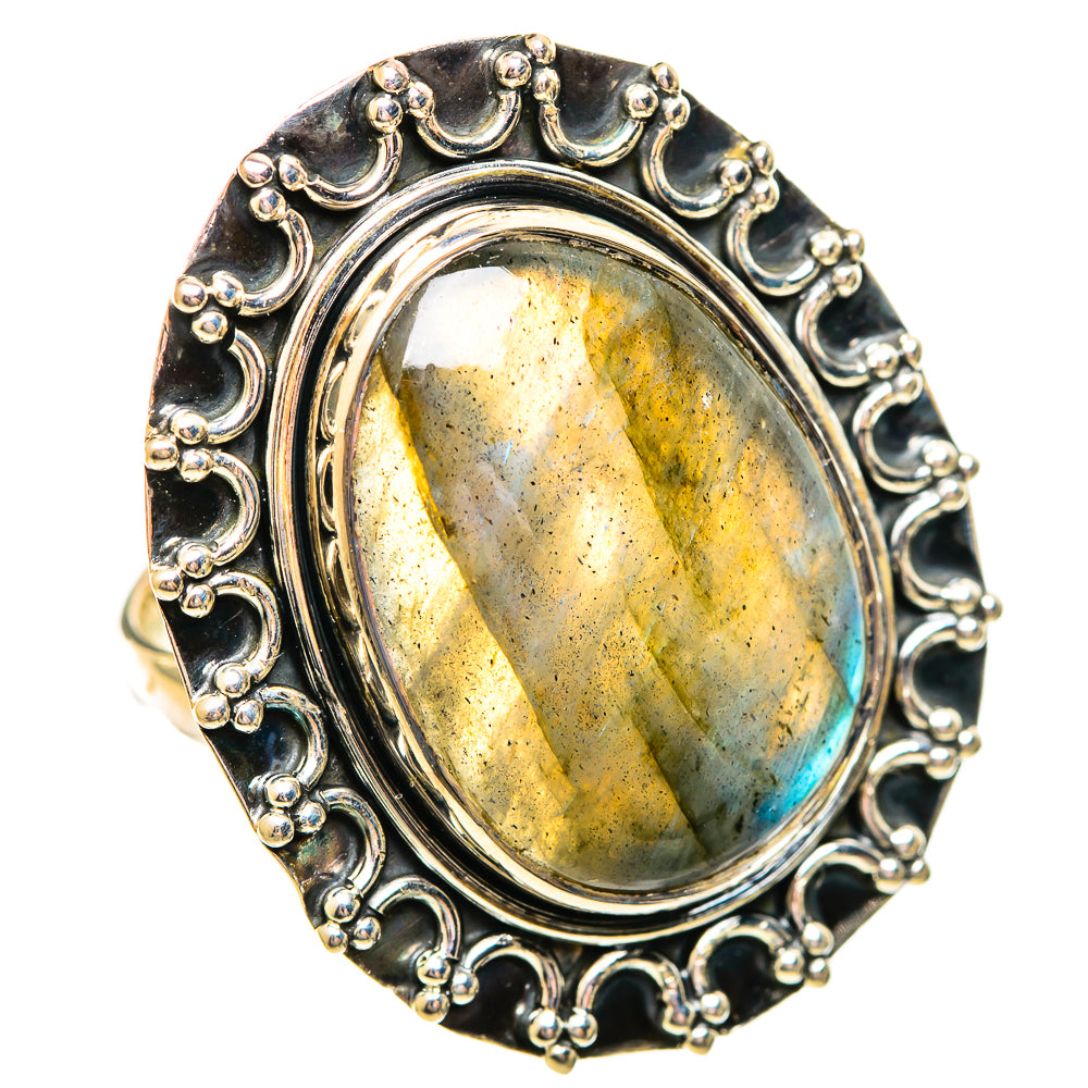Labradorite Rings handcrafted by Anasilvercos - RING114234 - Photo 2