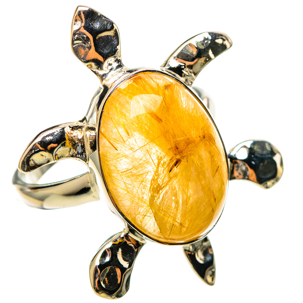 Rutilated Quartz Rings handcrafted by Anasilvercos - RING114263 - Photo 2