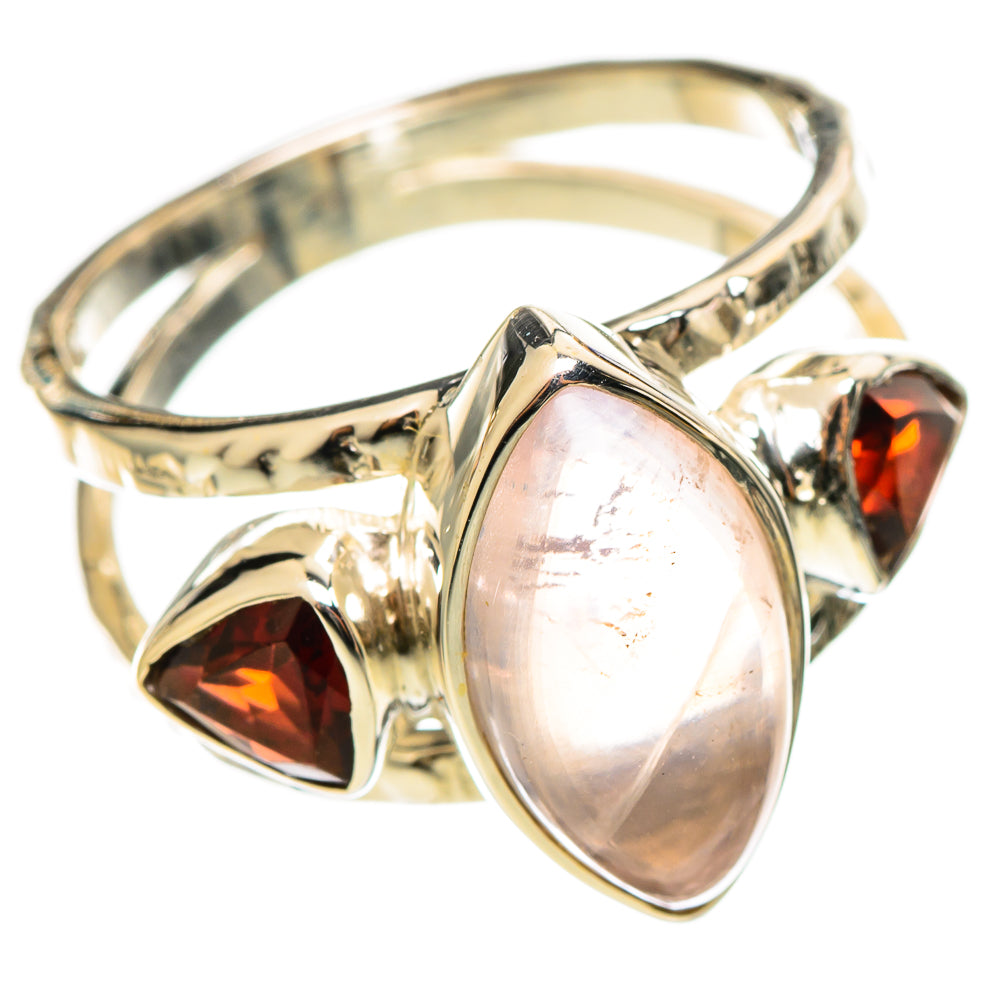 Rose Quartz Rings handcrafted by Anasilvercos - RING114279 - Photo 2