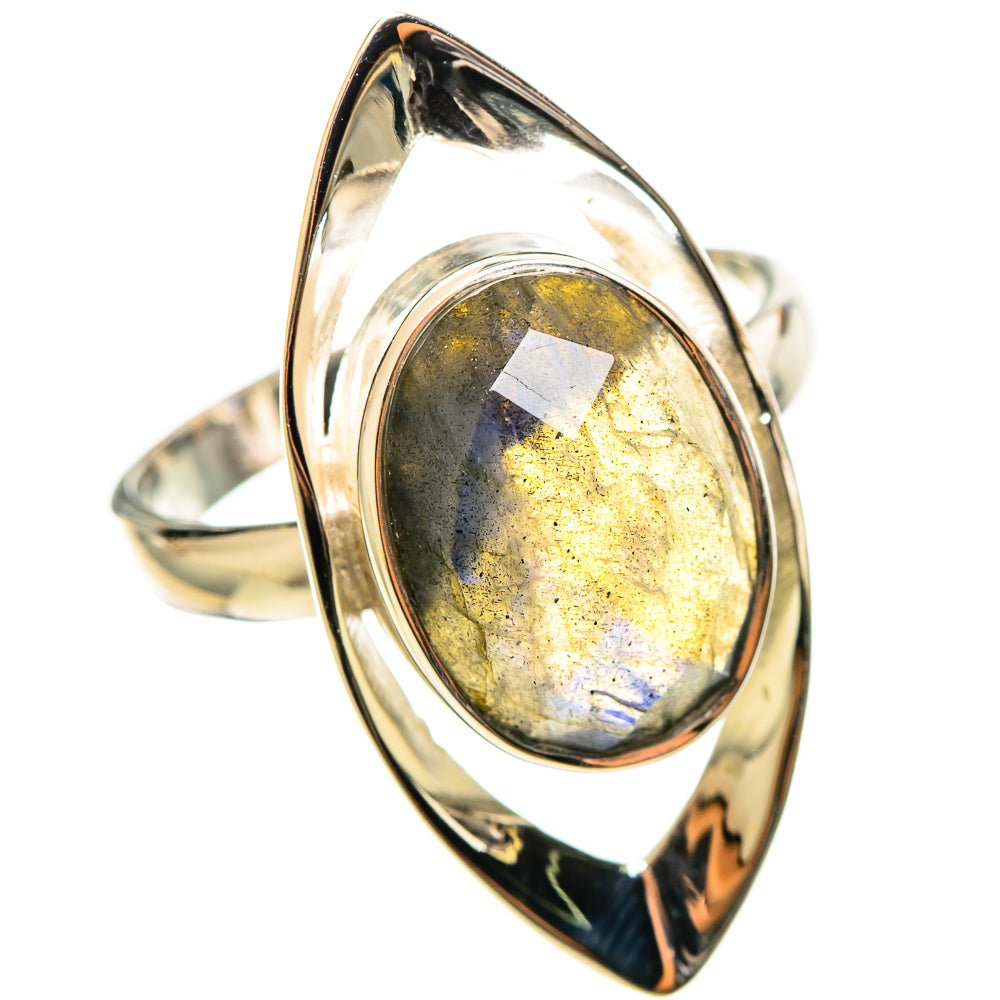 Labradorite Rings handcrafted by Anasilvercos - RING114289 - Photo 2